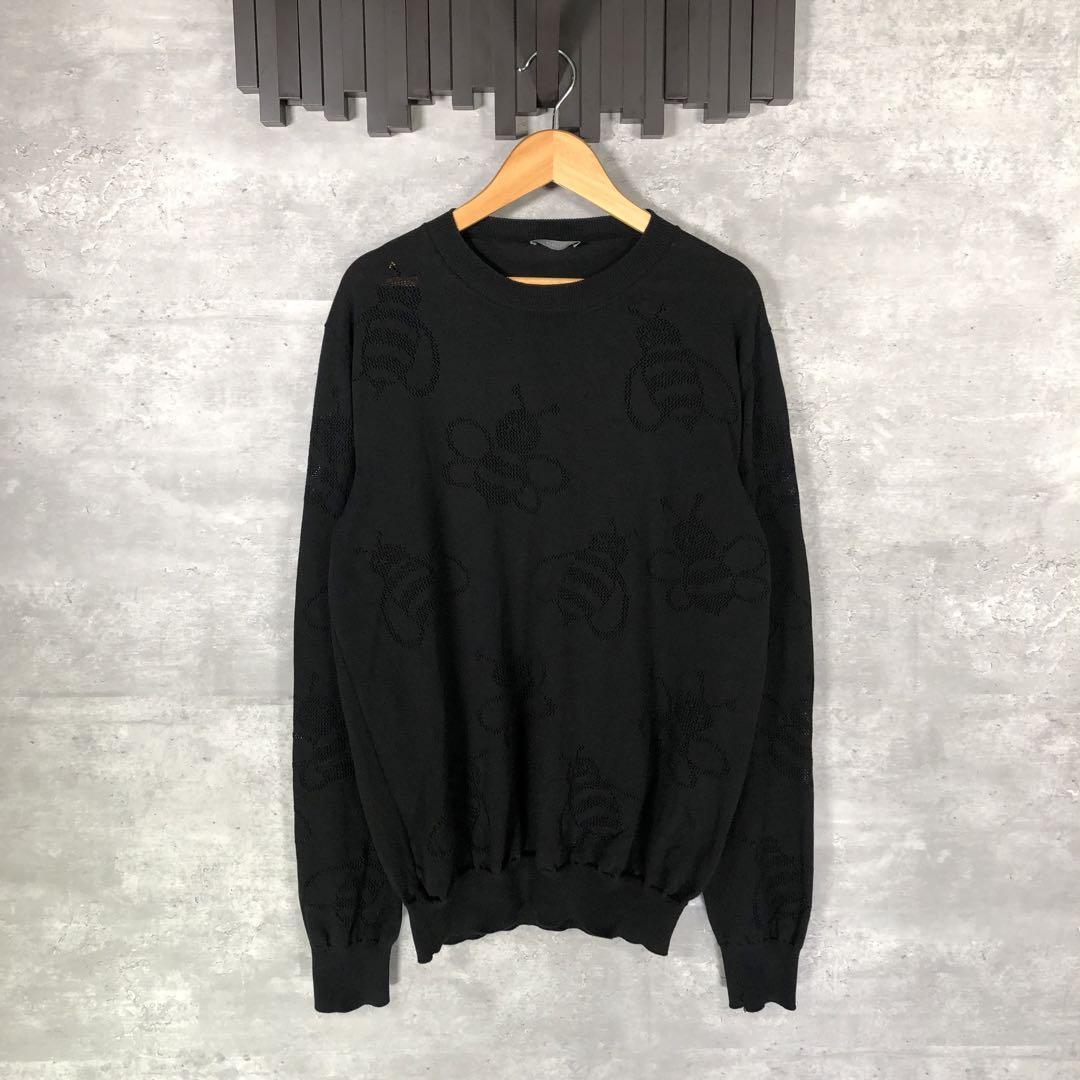 『Dior』ディオール (M) カウズbee薄手ニット / セーター ハチ柄