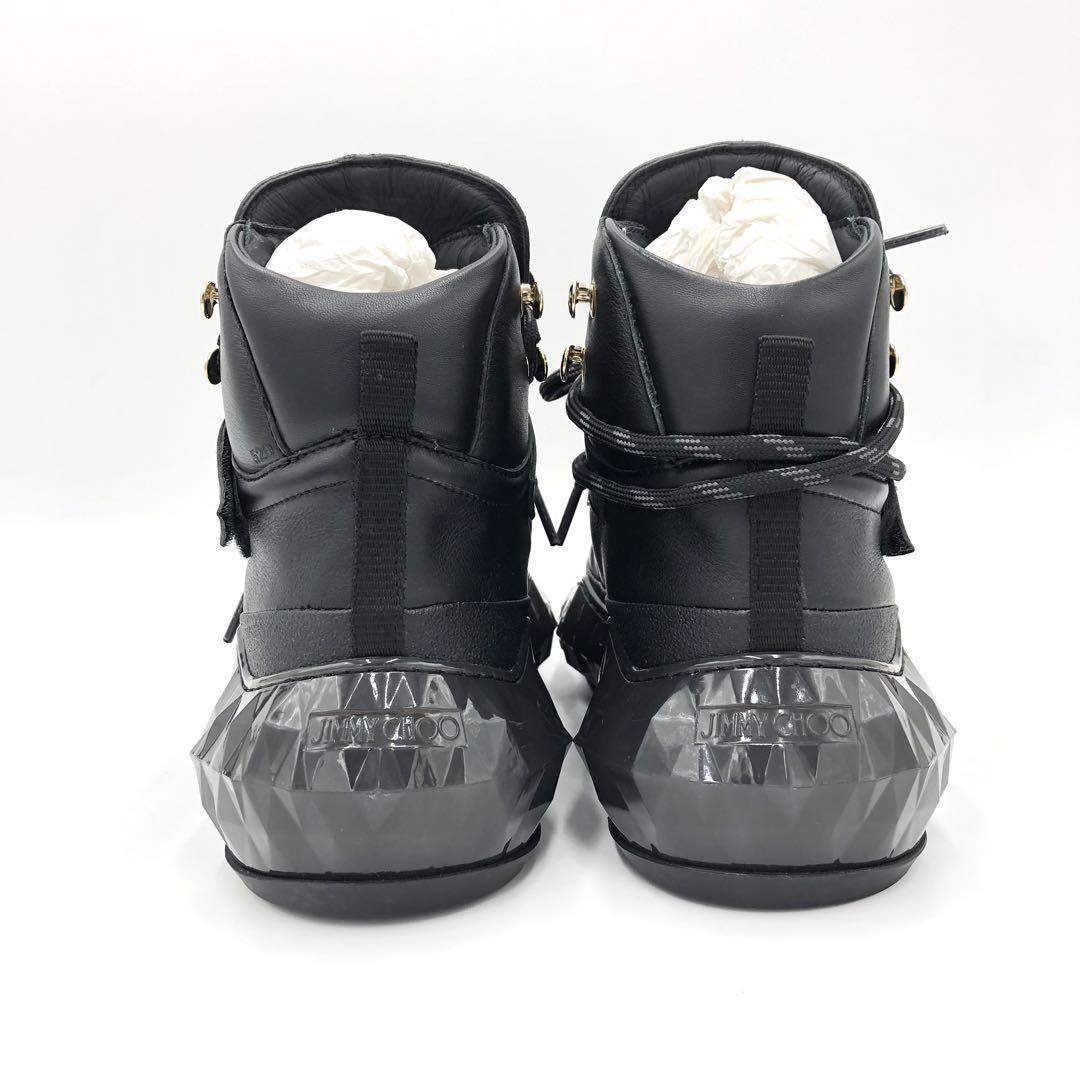 『JIMMY CHOO』ジミーチュウ (34) ダイヤモンド レザーシューズ