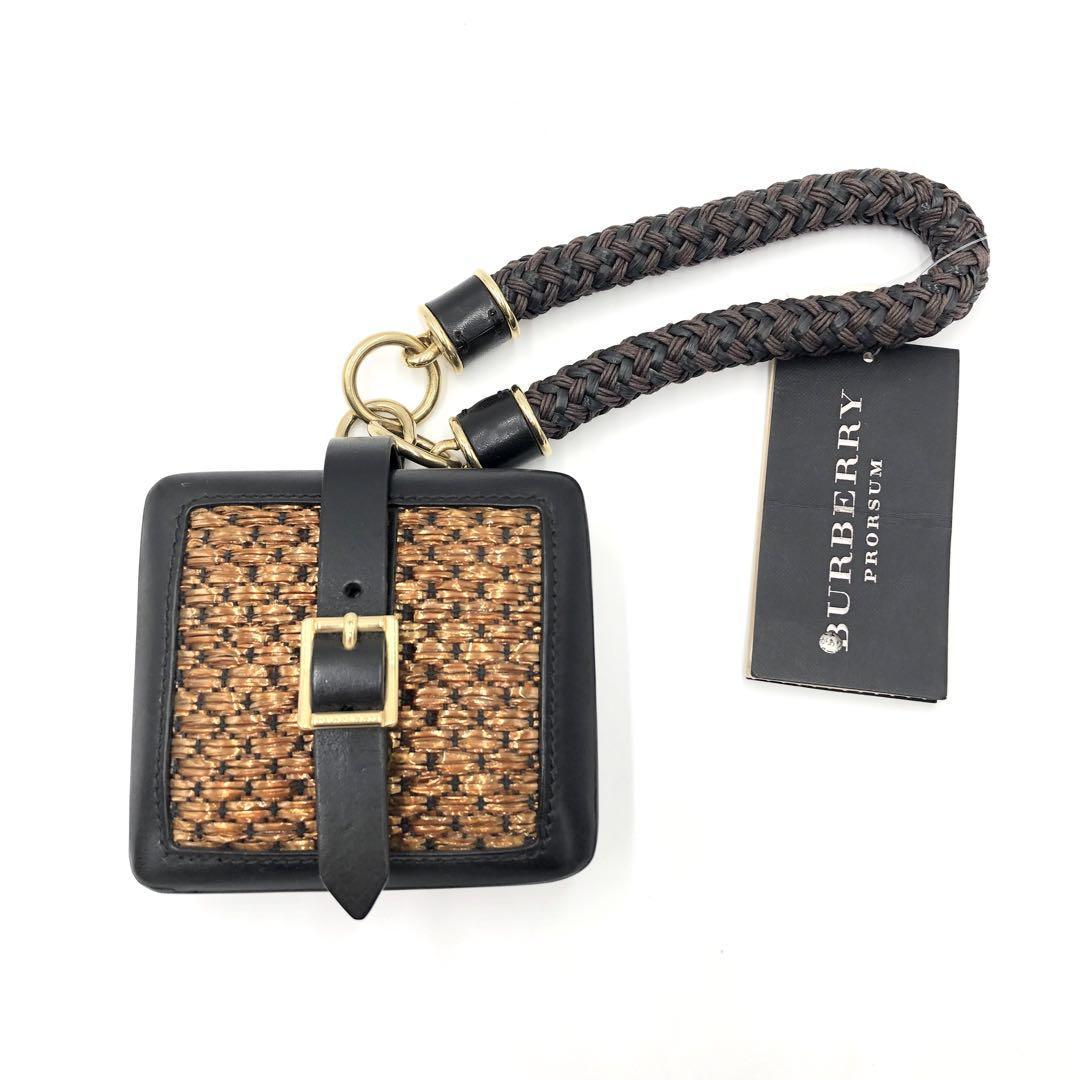 『Burberry』バーバリー ボックスポーチ マイクロバック