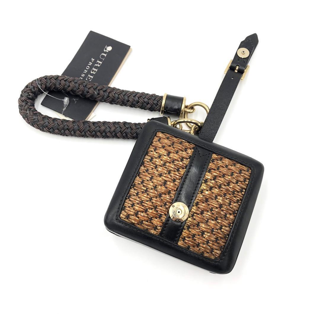 『Burberry』バーバリー ボックスポーチ マイクロバック
