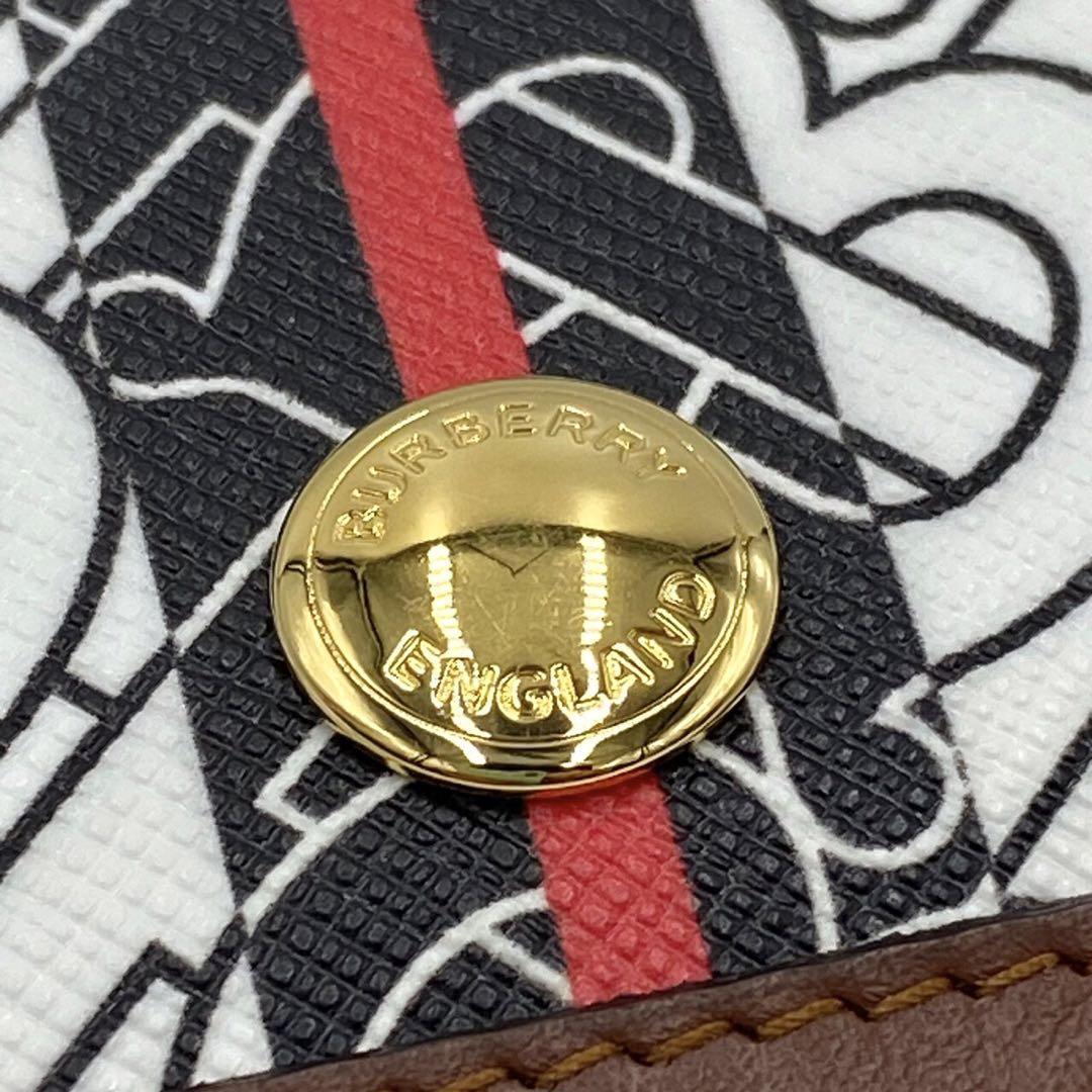 『BURBERRY』バーバリー チェーンウォレット モノグラム