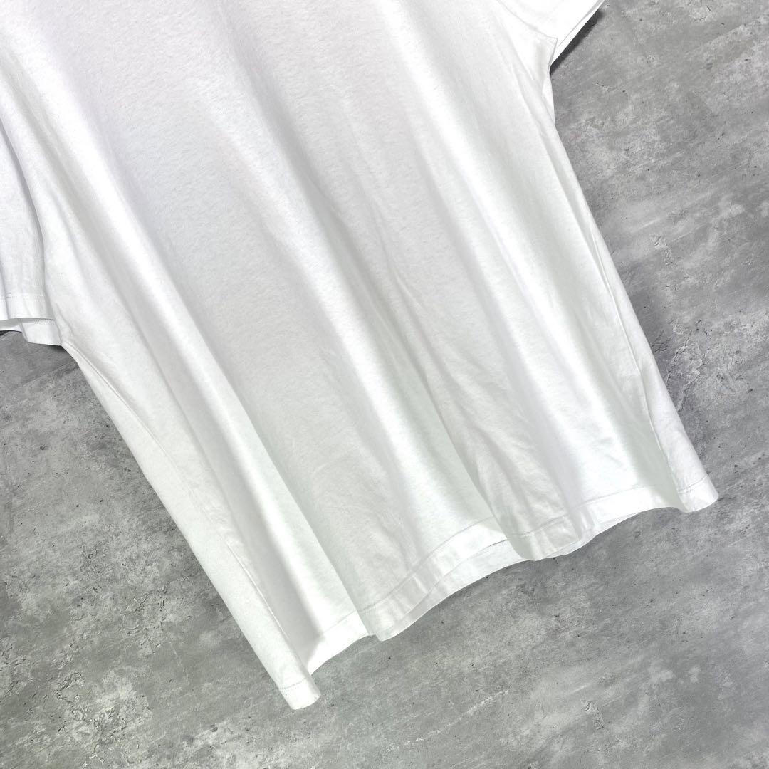 『off white』オフホワイト (M)オーバーサイズプリントTシャツ