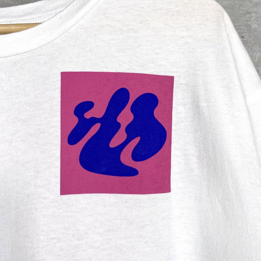 『off white』オフホワイト (M)オーバーサイズプリントTシャツ