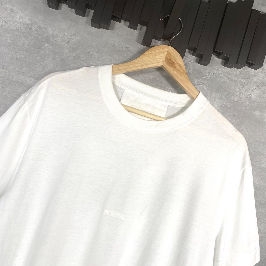 『GIVENCHY』ジバンシー (XL) スプレードックプリントTシャツ