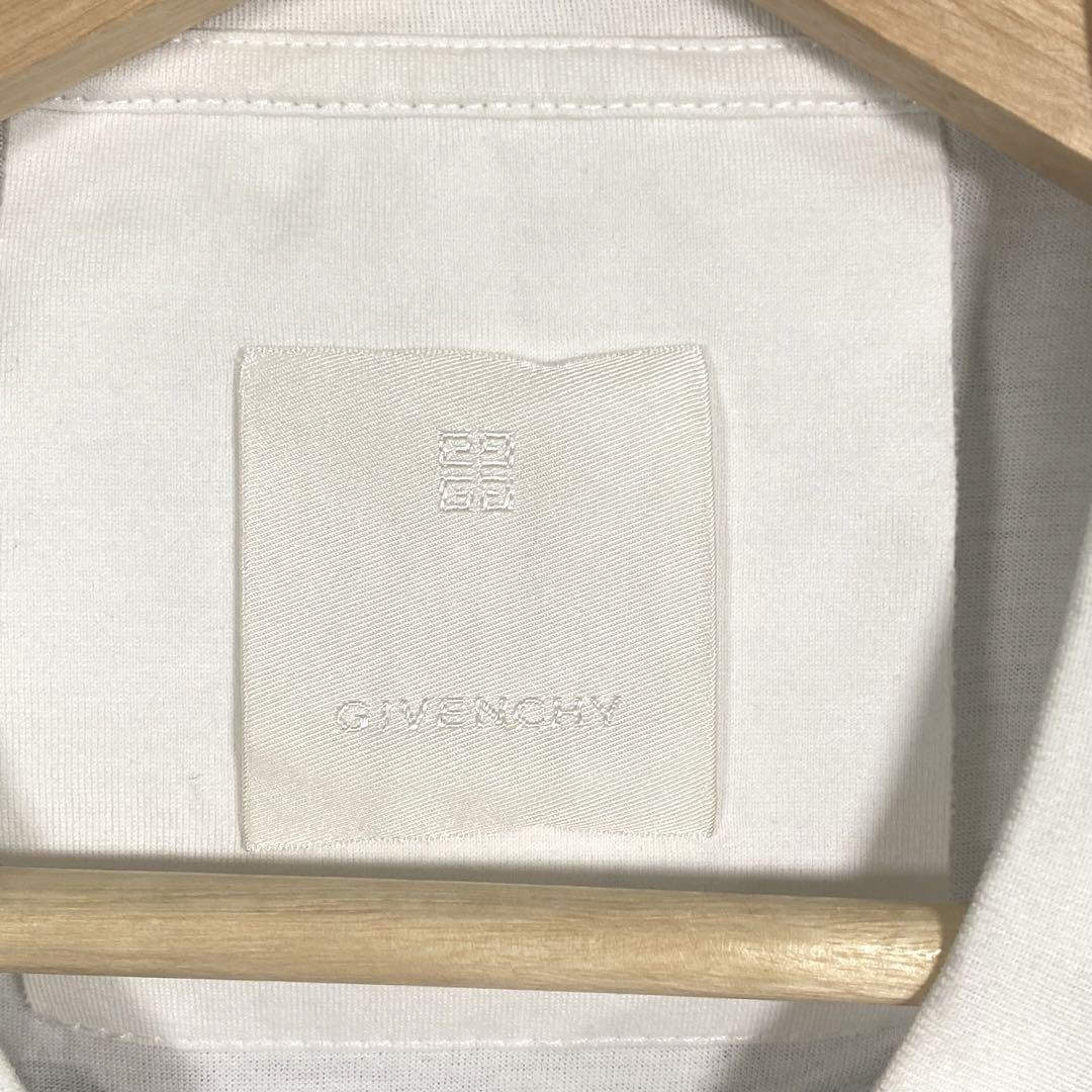 『GIVENCHY』ジバンシー (XL) スプレードックプリントTシャツ