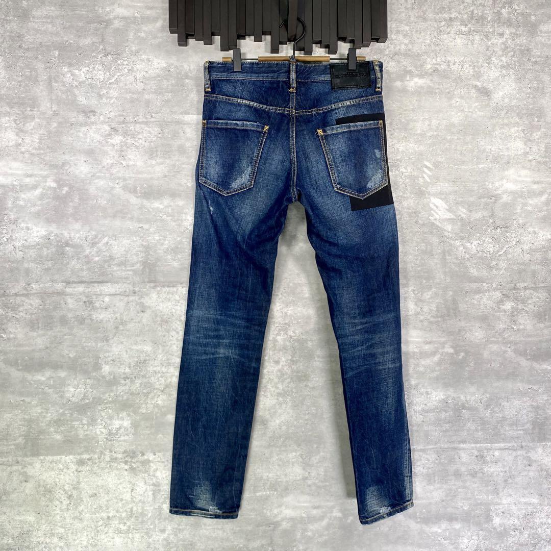 『DSQUARED2』ディースクエアード (44) パッチワークデニムパンツ