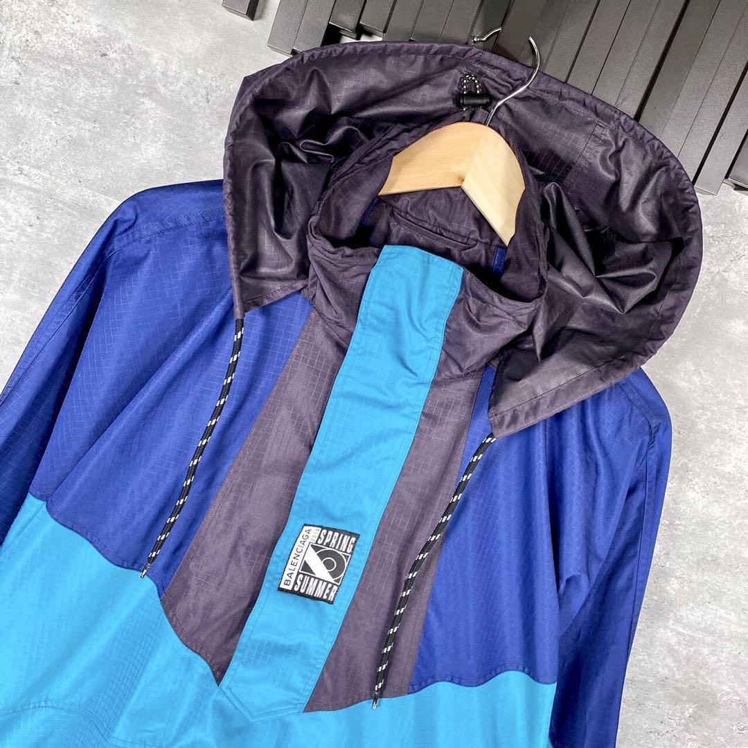『BALENCIAGA』バレンシアガ (44) ダブルヘムウインドブレーカー