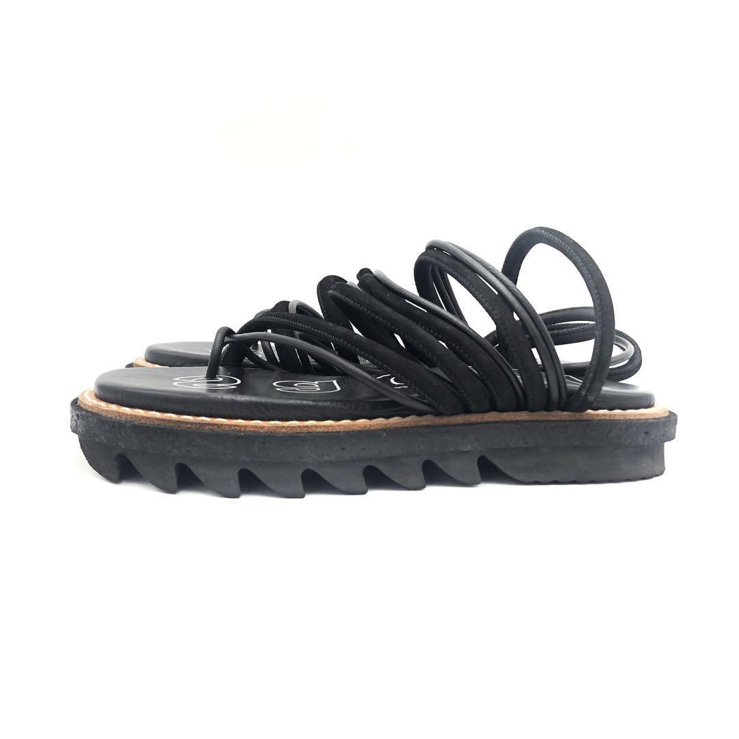 『sacai 』サカイ (38) シャークソールサンダル / レザーチューブ
