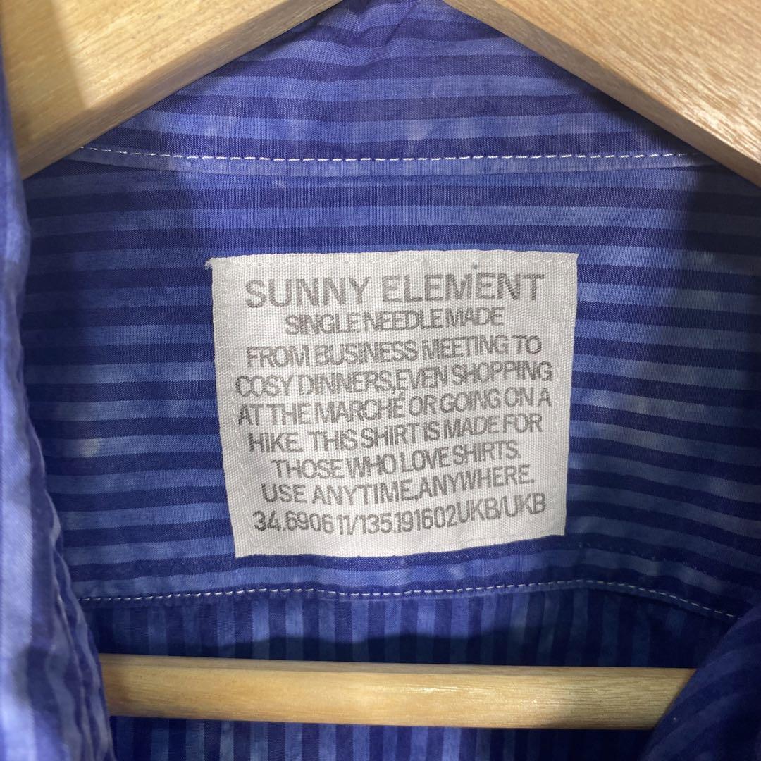 『SUNNY ELEMENT』サニーエレメント (M) ボタンダウンシャツ