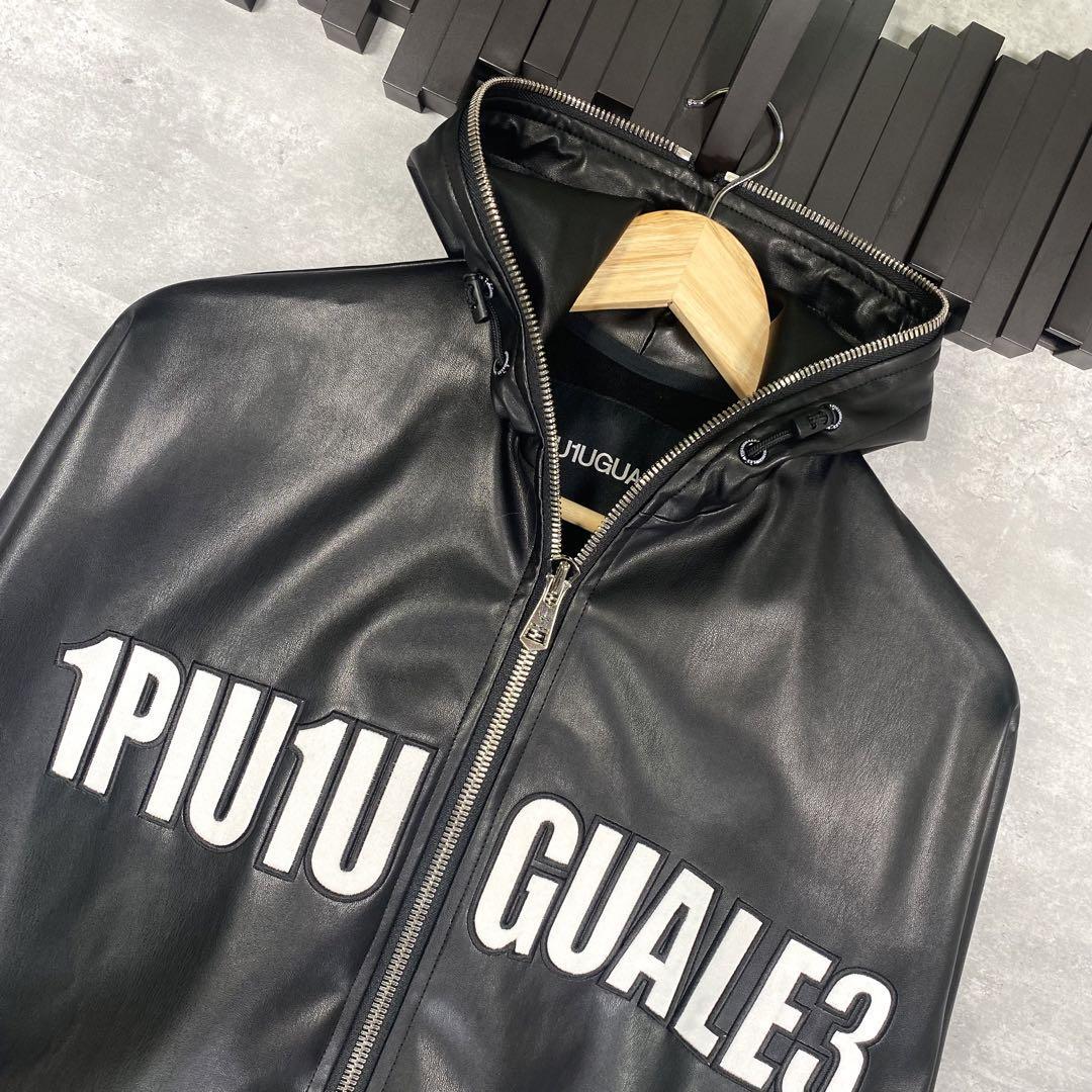 『1PIU1UGUALE3』ウノピゥ (�W) フェイクレザージャッケット