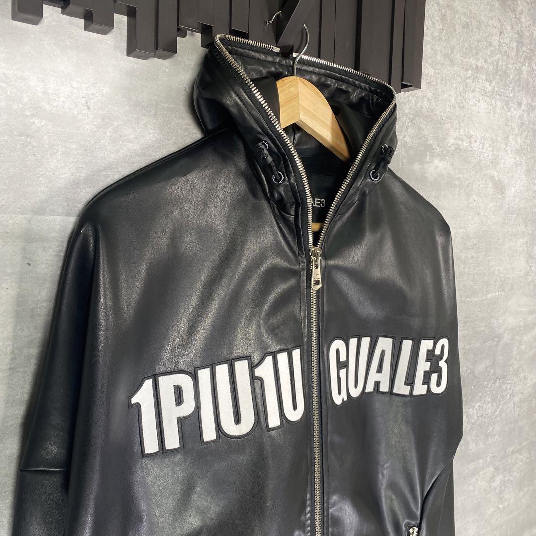 『1PIU1UGUALE3』ウノピゥ (�W) フェイクレザージャッケット