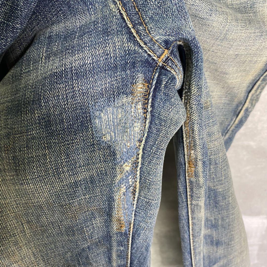 『SAINT LAURENT』サンローラン (30) ダメージデニムパンツ
