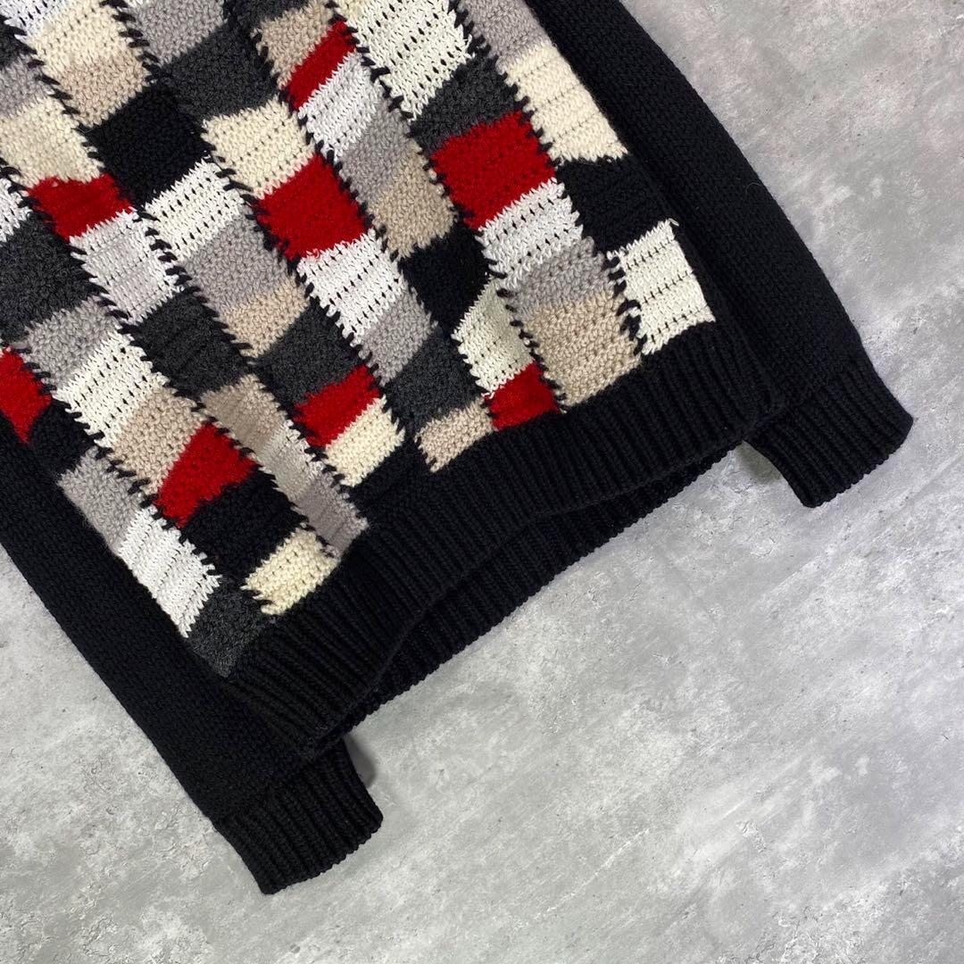 『MARNI』マルニ (48) カラーブロックセーター / 切り替えニット