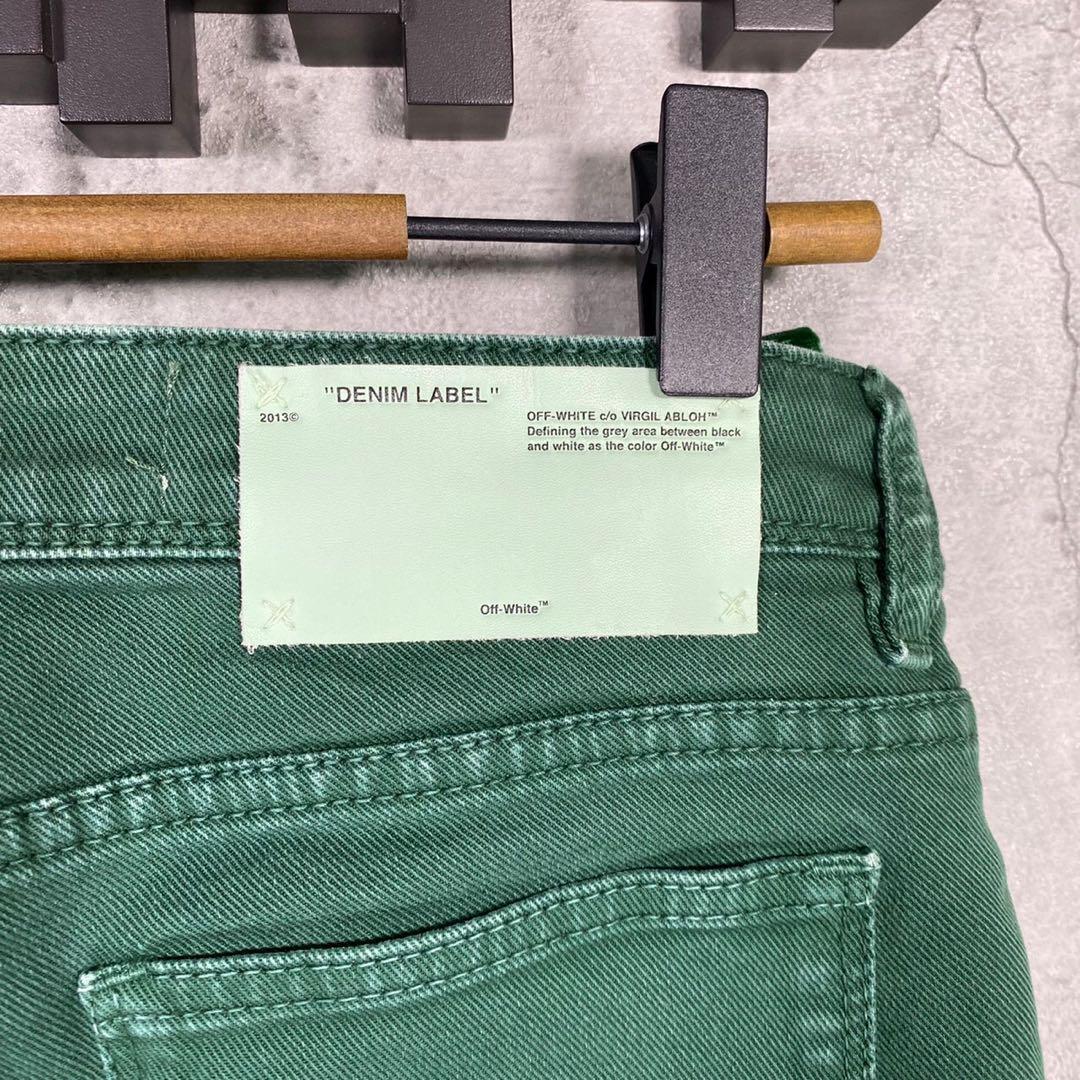 『OFF-WHITE』オフホワイト (26) サイドラインカラーパンツ