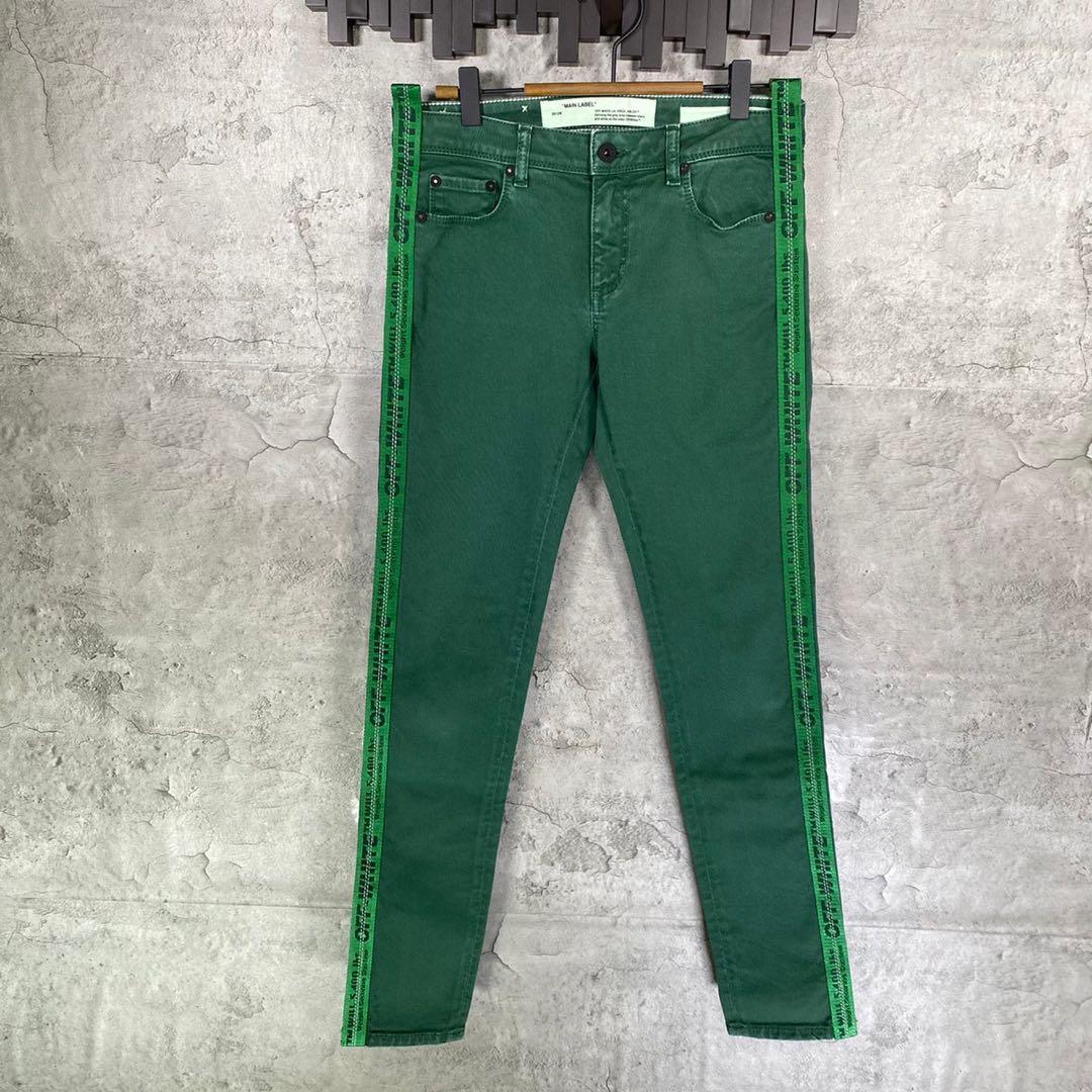 『OFF-WHITE』オフホワイト (26) サイドラインカラーパンツ