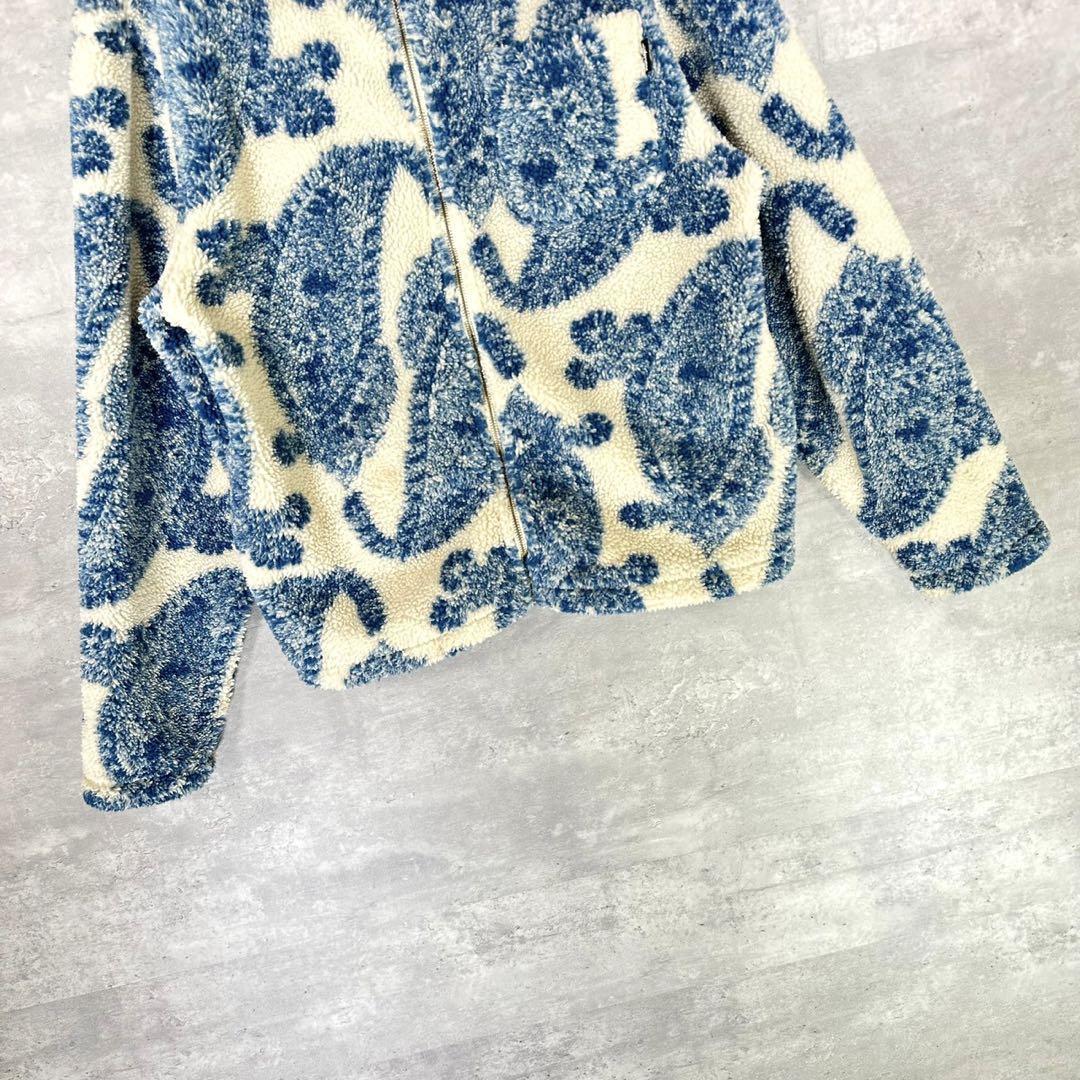 『STUSSY』ステューシー (XL) ビックペイズリー柄ジャケット