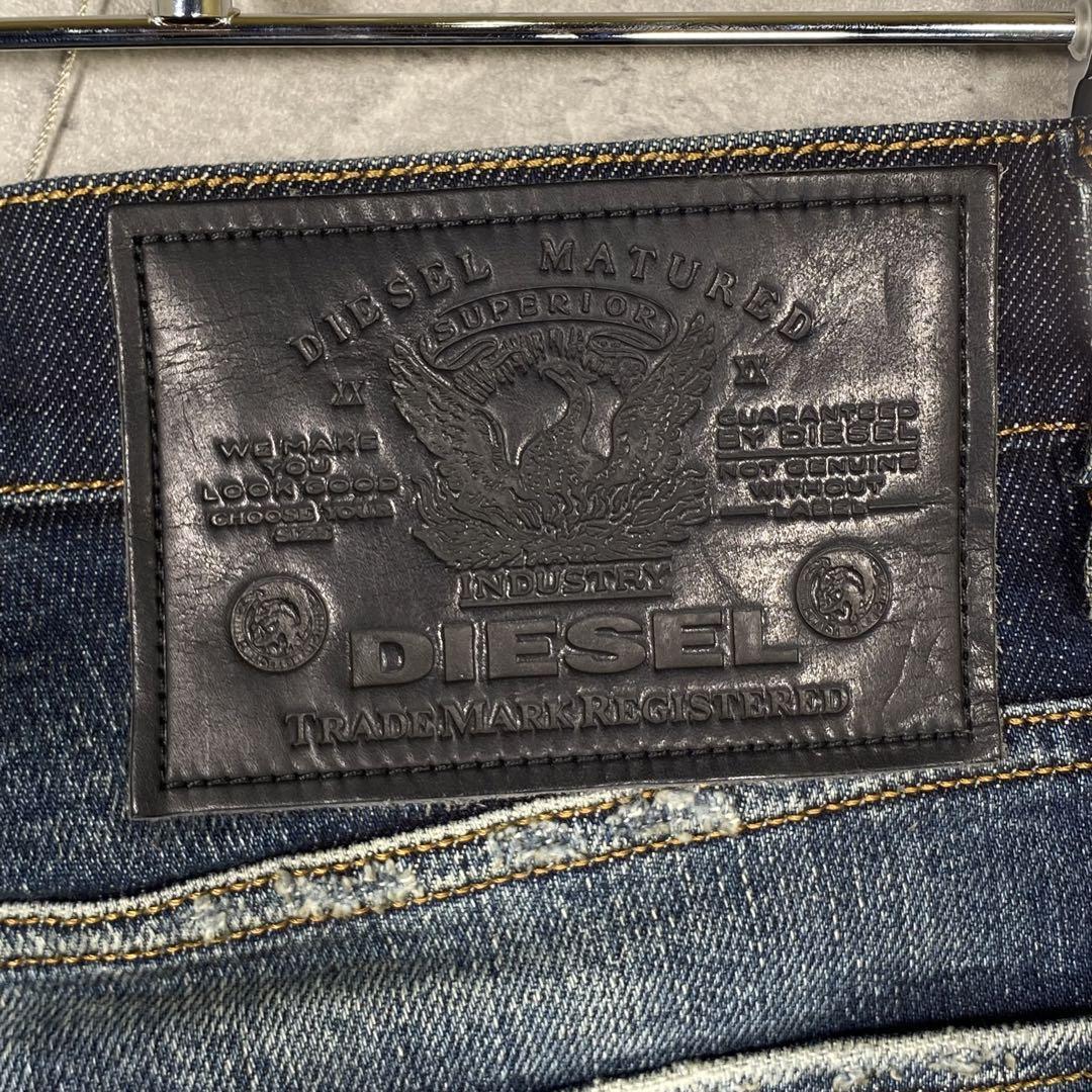 『Diesel』ディーゼル (W28 L30) ダメージデニムパンツ