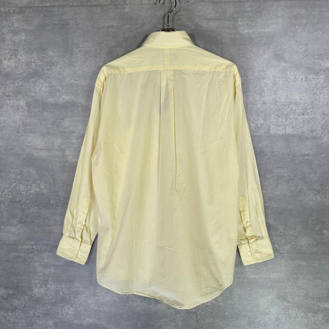 『CHAPS』チャップス (L) ボタンダウン長袖シャツ / イエロー