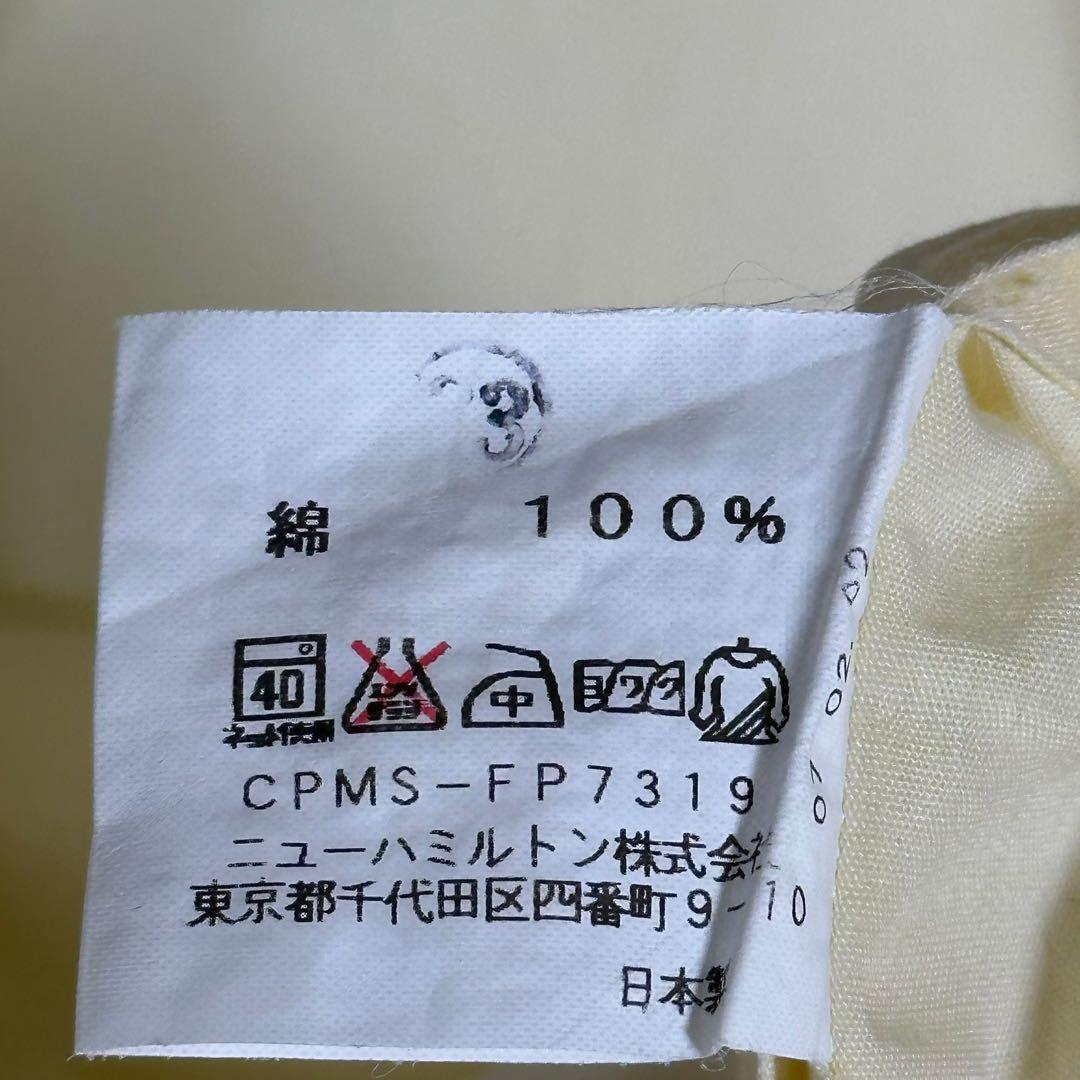 『CHAPS』チャップス (L) ボタンダウン長袖シャツ / イエロー
