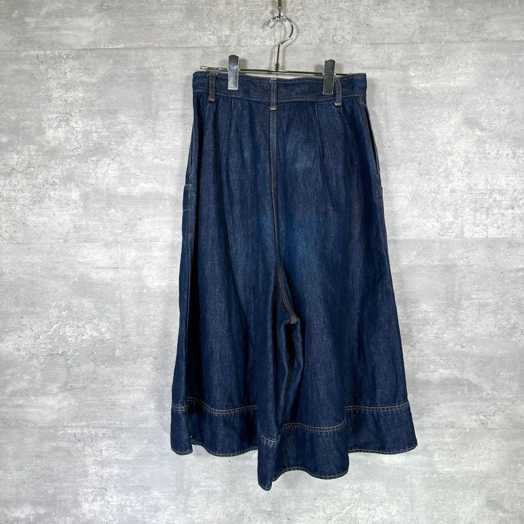 『sacai』サカイ (1) リネン ワイドデニムパンツ