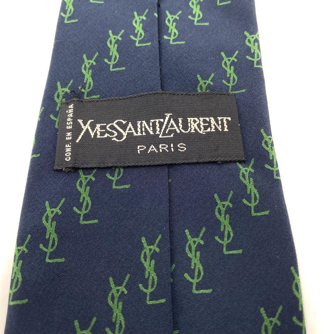 『Yves Saint Laurent』イヴサンローラン 総柄ロゴネクタイ