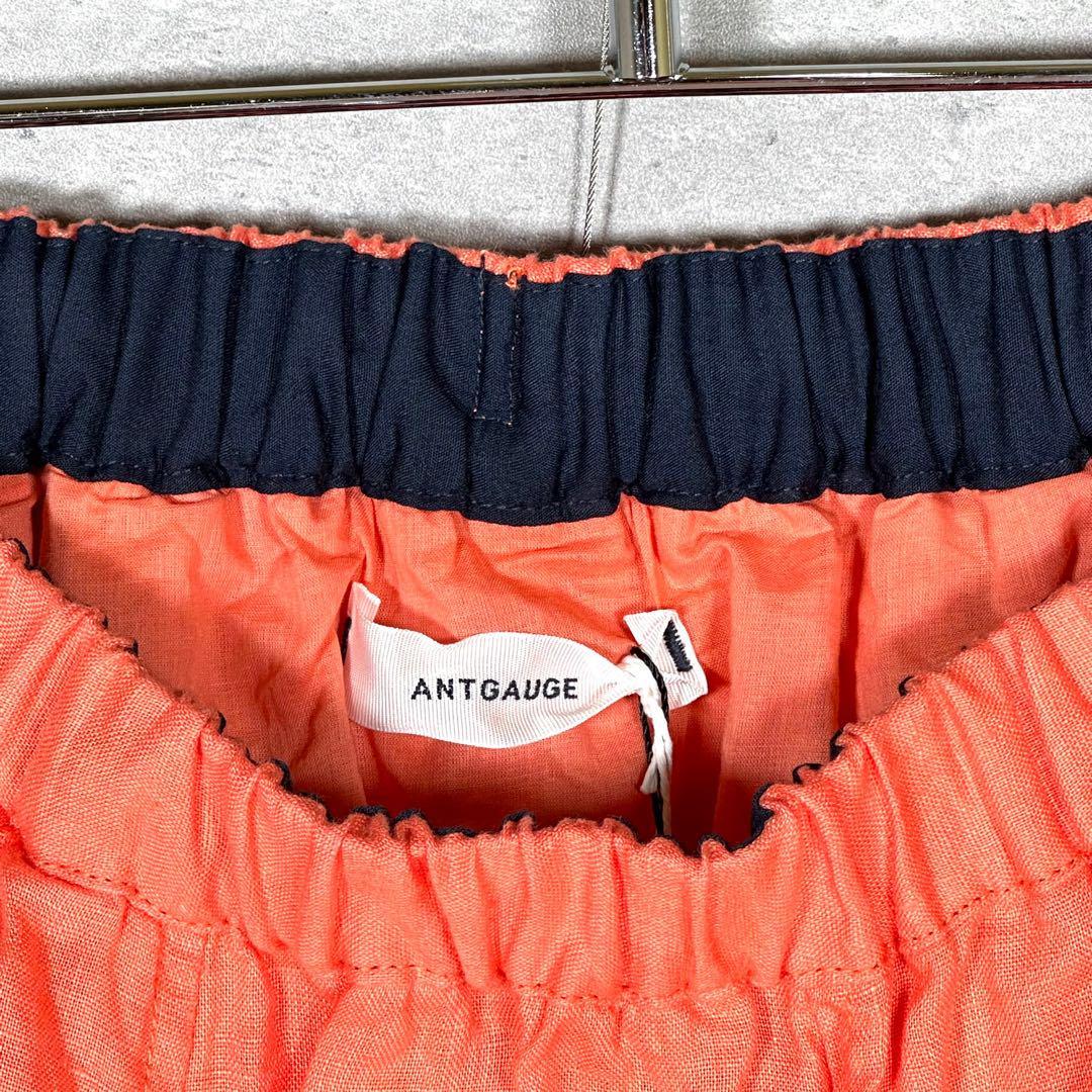 『ANTGAUGE』アントゲージ (M) リネンスカート / オレンジ