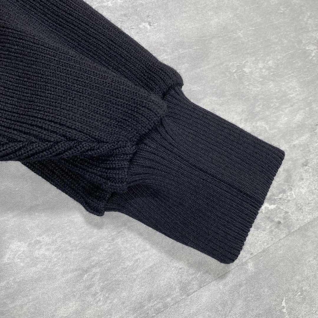 『LEONARD』レオナール (M) ニット切り替え ダブルテーラードジャケット
