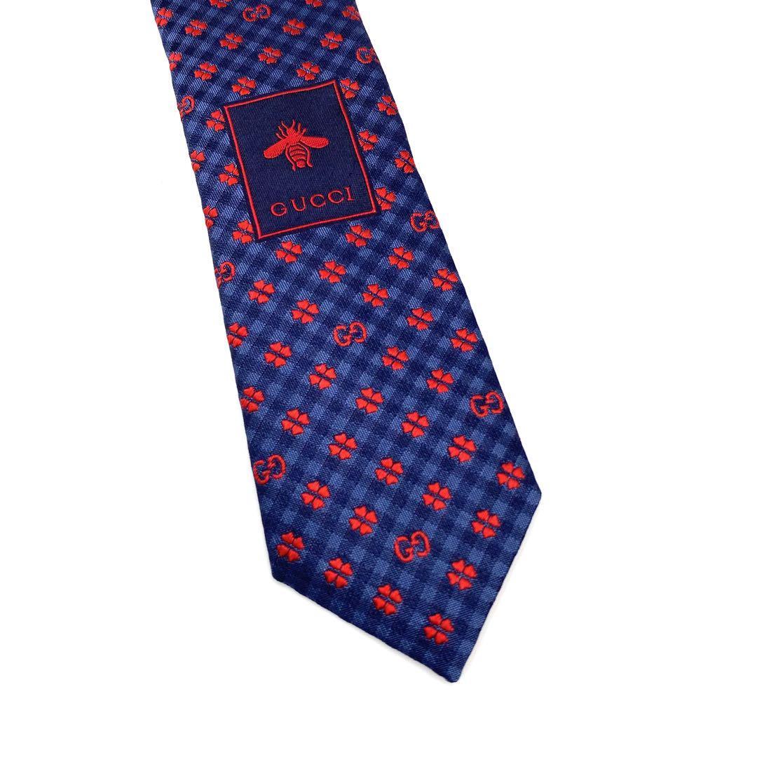 『GUCCI』グッチ 総柄 GG シルクネクタイ