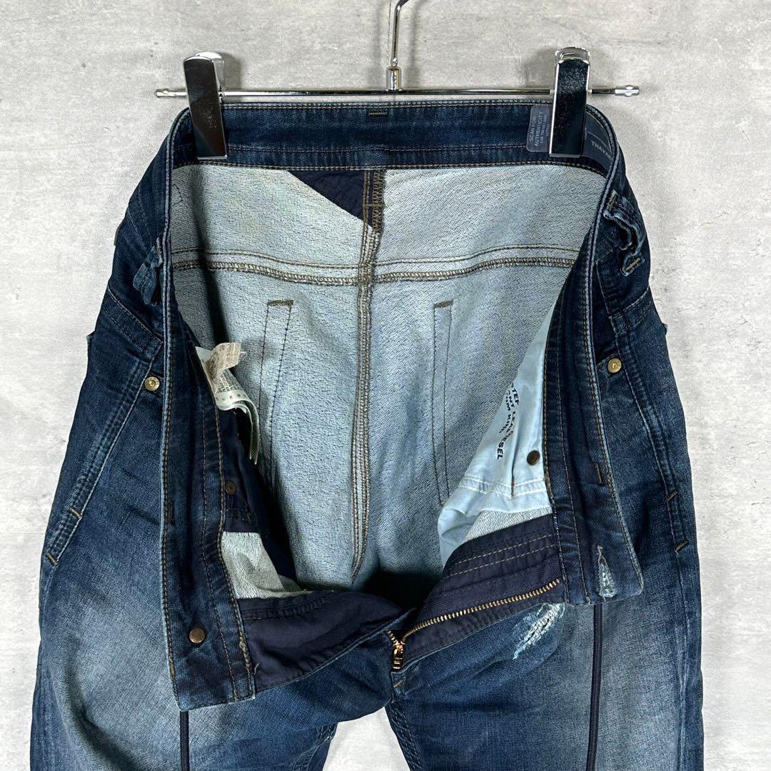 『DIESEL』ディーゼル (30) ダメージ ジョグジーンズ