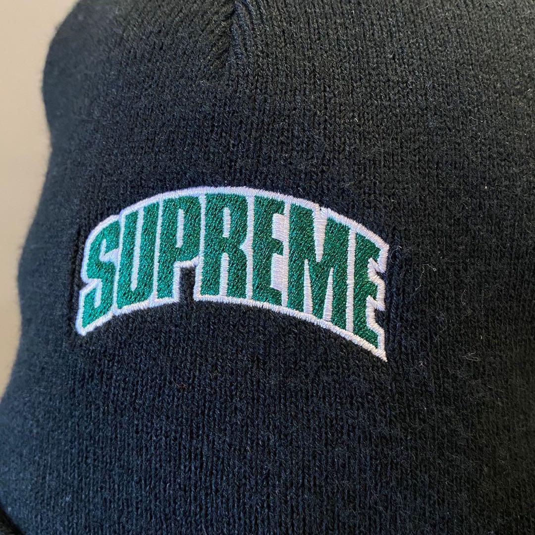 『Supreme』シュプリーム アーチロゴ ニット帽 / ブラック