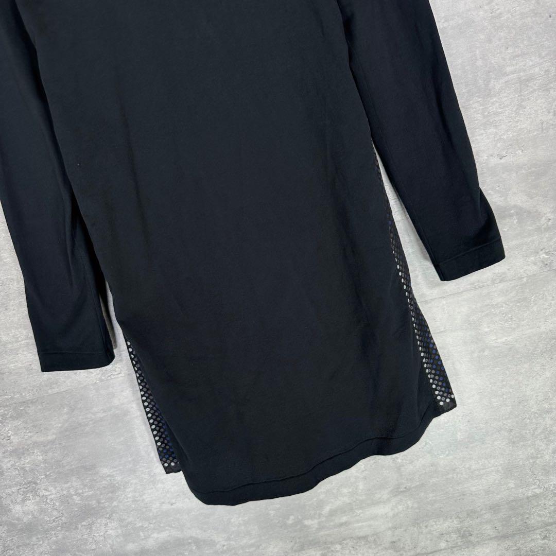 『sacai』ワンピース (2) レース切り替えワンピース / ブラック