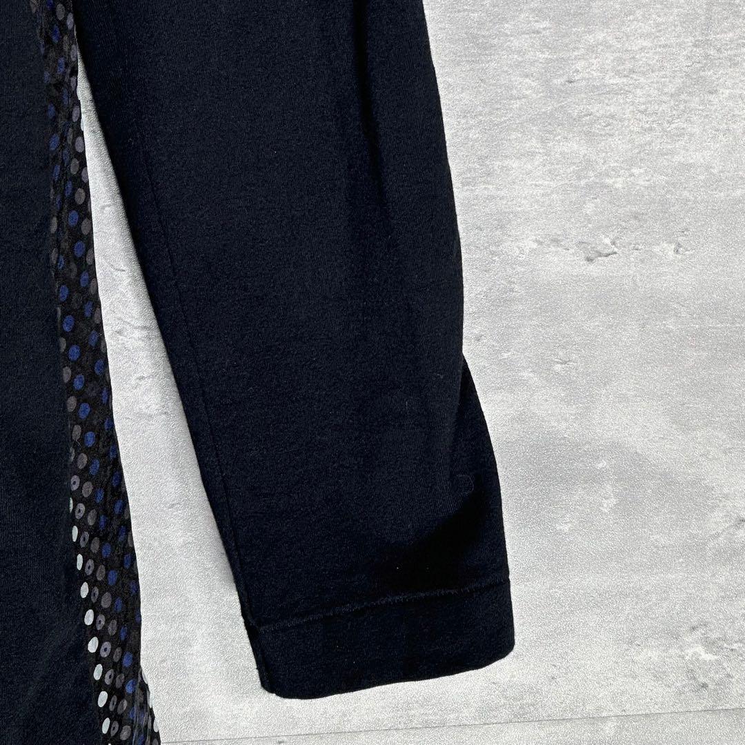 『sacai』ワンピース (2) レース切り替えワンピース / ブラック
