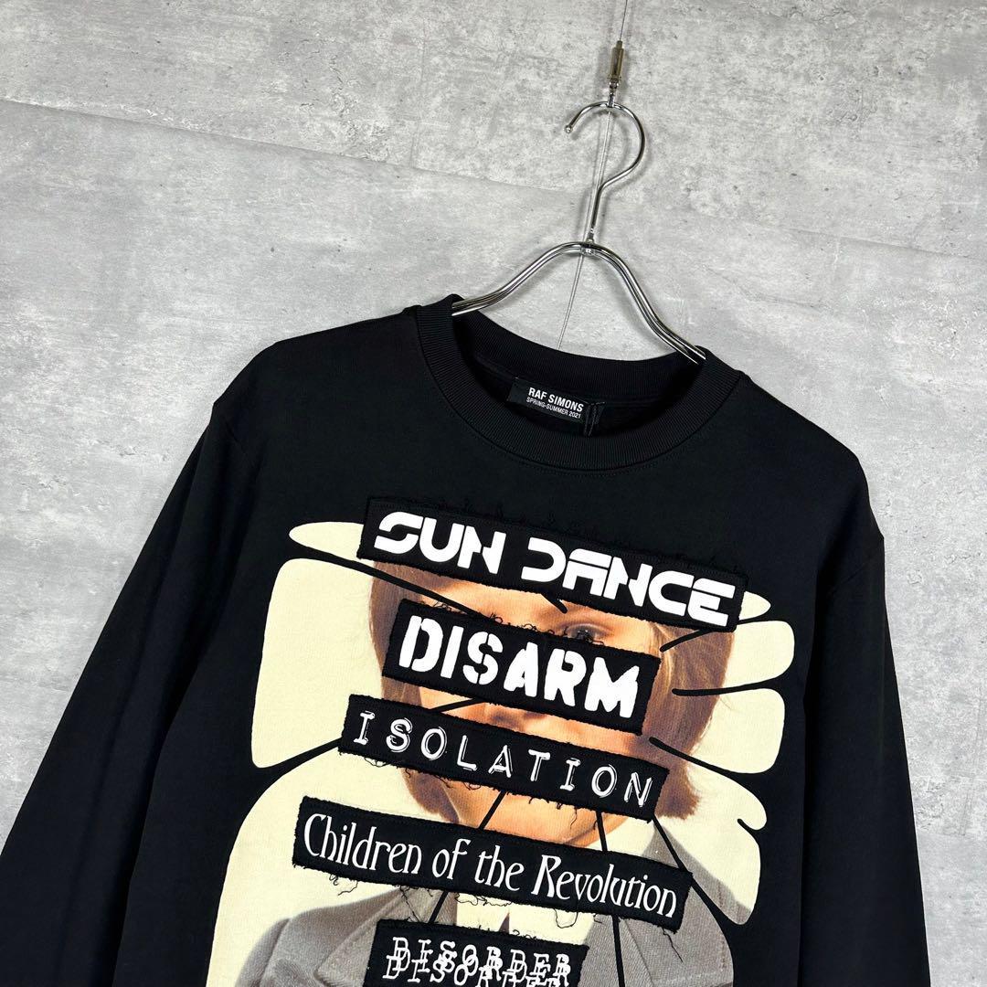 『raf simons』ラフシモンズ (M) クルーネックスウェット