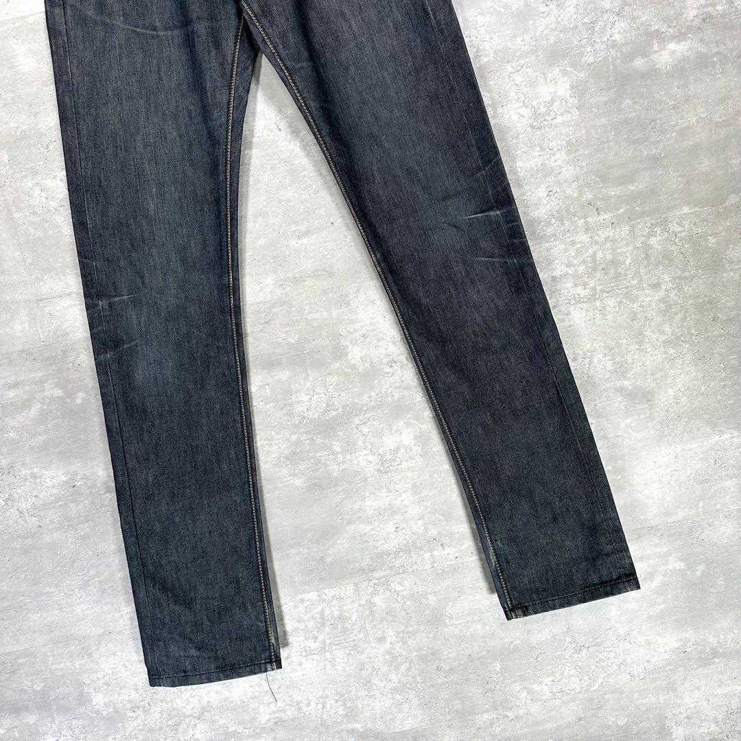 『raf simons』ラフシモンズ (30) レザーパッチ デニムパンツ
