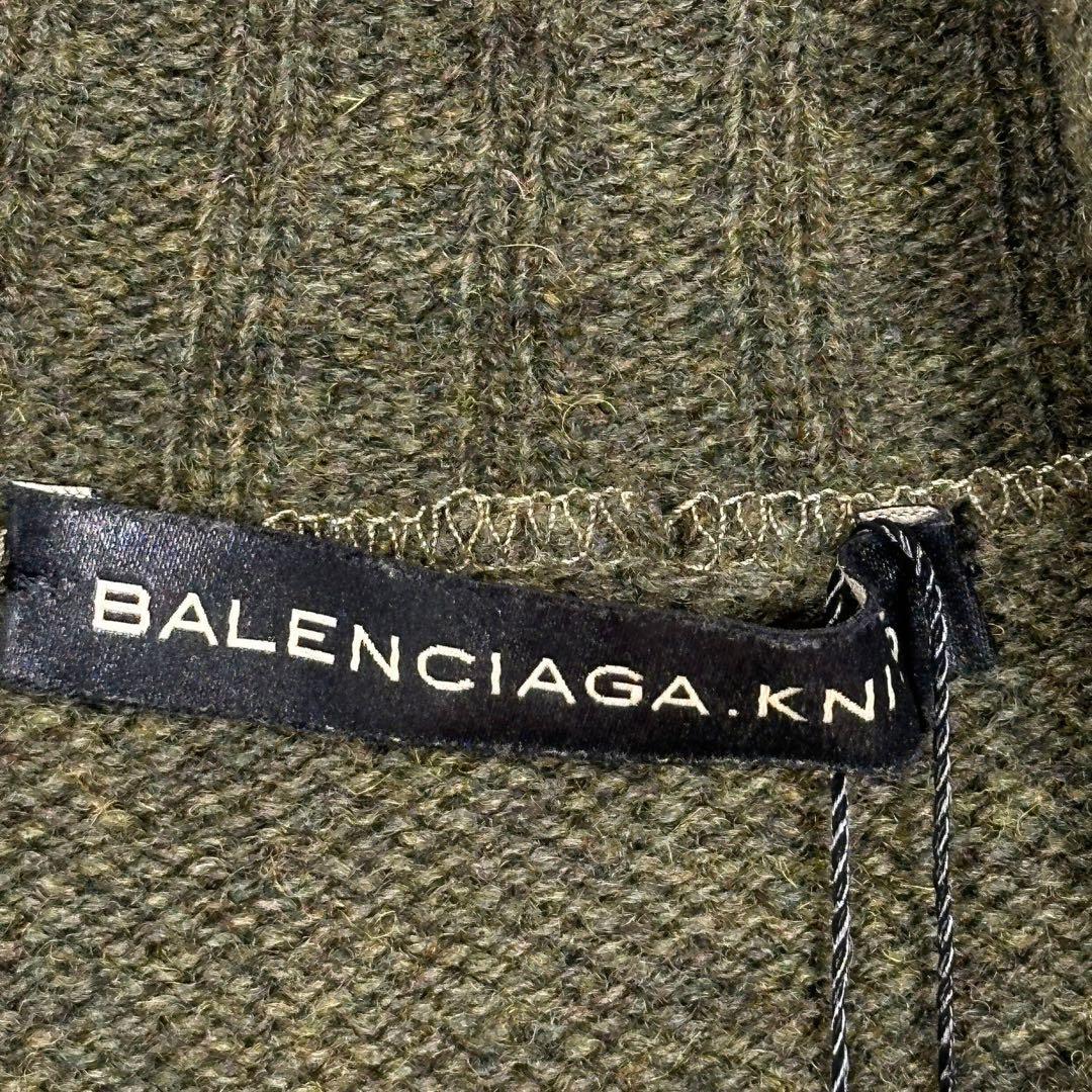 『BALENCIAGA』バレンシアガ (38) ハイネック ニットワンピース