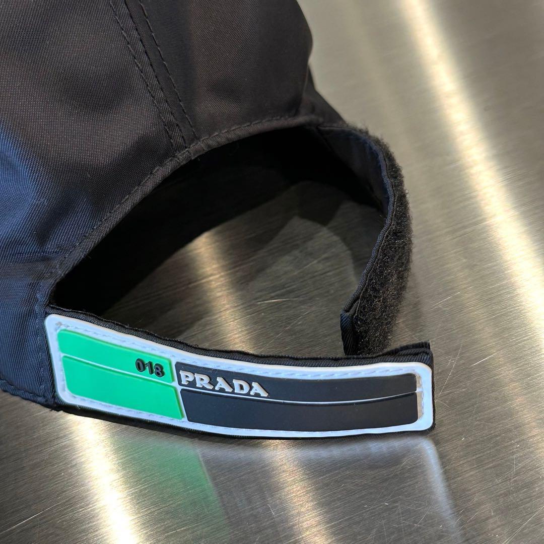 『PRADA』プラダ (L) ベースボールキャップ / ブラック
