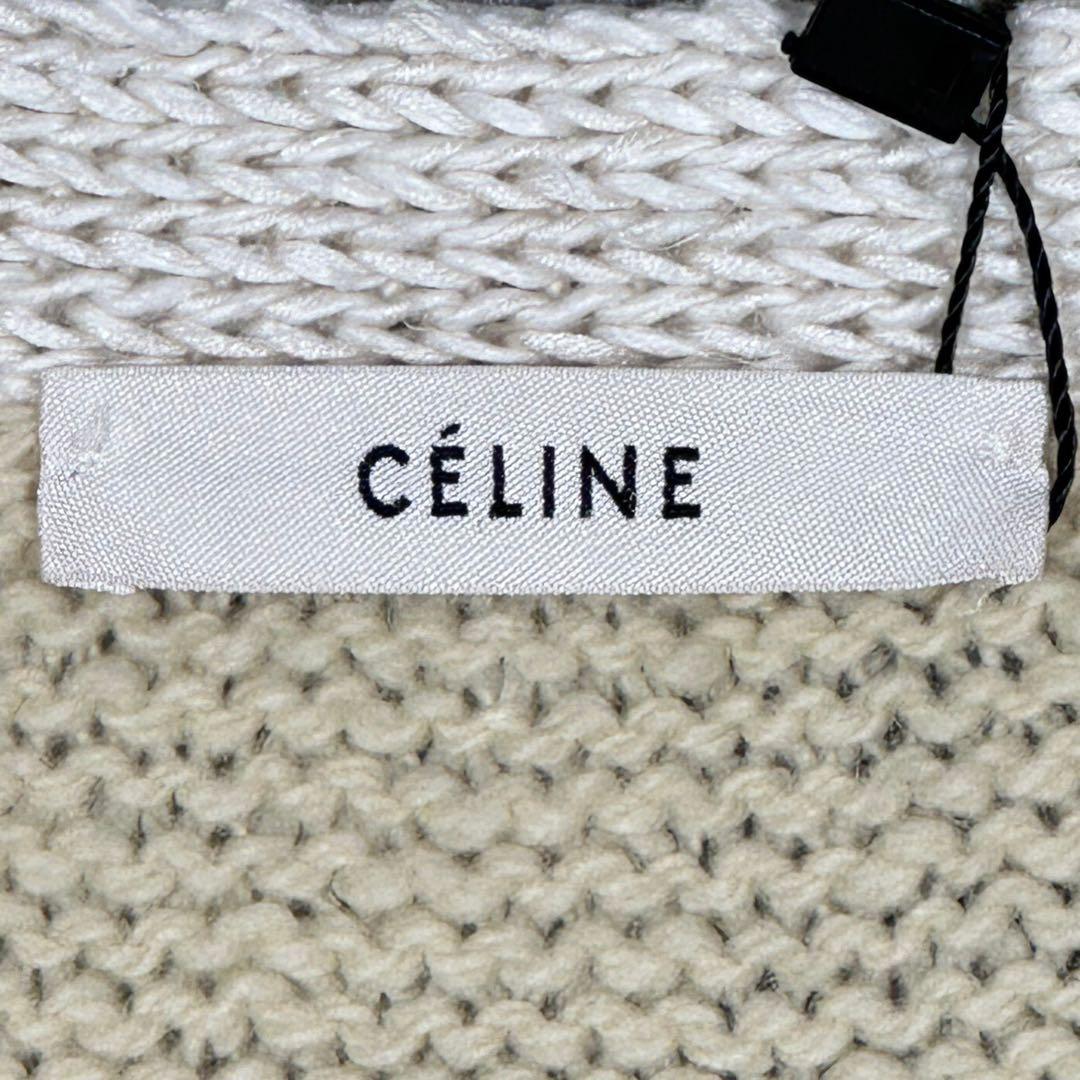 『CELINE』 セリーヌ (M) フィービー期 シルク混 カーディガン