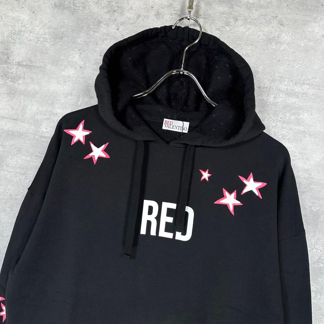 『RED VALENTINO』 レッドヴァレンティノ (S) スター パーカー