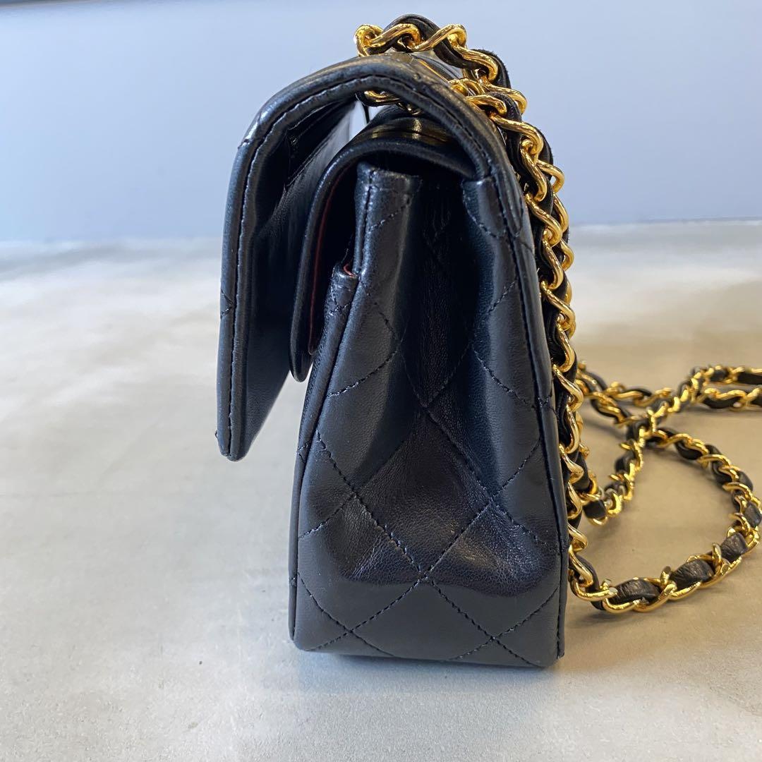 『CHANEL』シャネル マトラッセ23 ダブルフラップチェーンショルダーバッグ