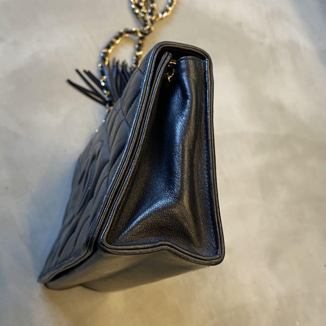 『CHANEL』 シャネル マトラッセ フリンジチェーン ショルダーバッグ