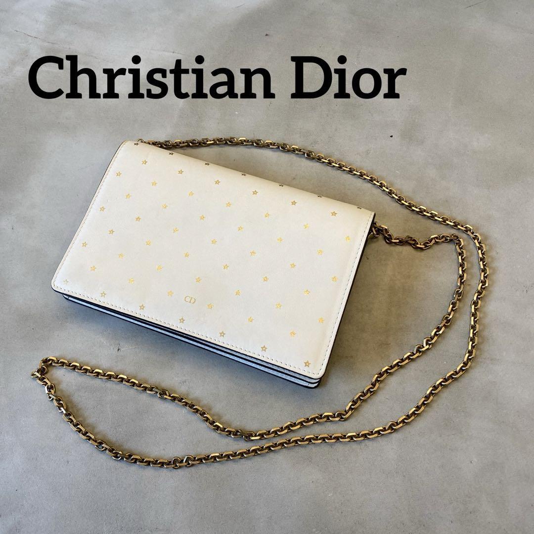 『Christian Dior』ディオール スター チェーンウォレット