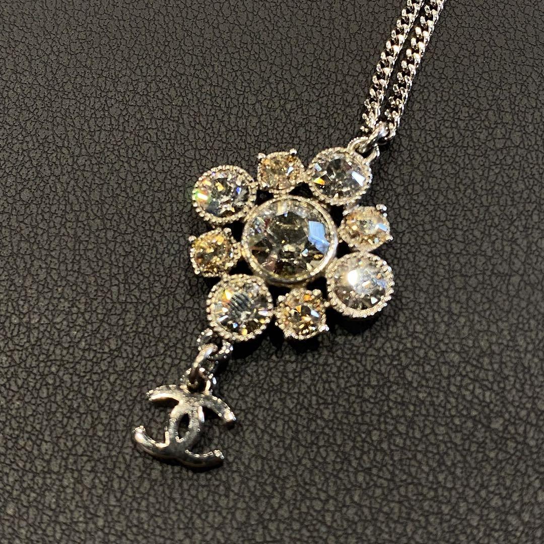 『CHANEL』シャネル カラーストーン ネックレス