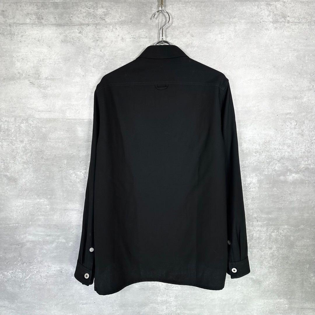『LOEWE』ロエベ (37) レザーパッチ シャツ