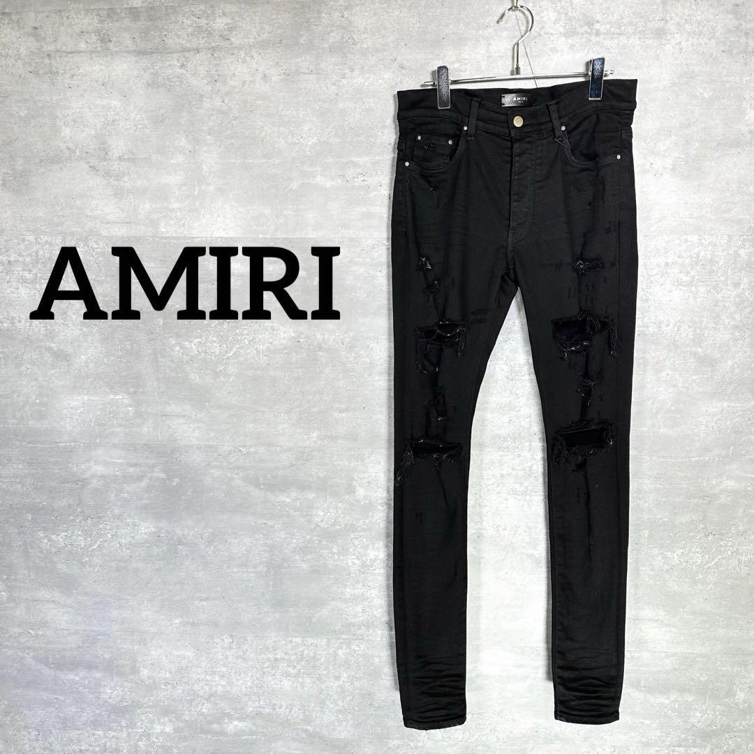 『AMIRI』アミリ (31) ダメージ加工 ストレッチパンツ