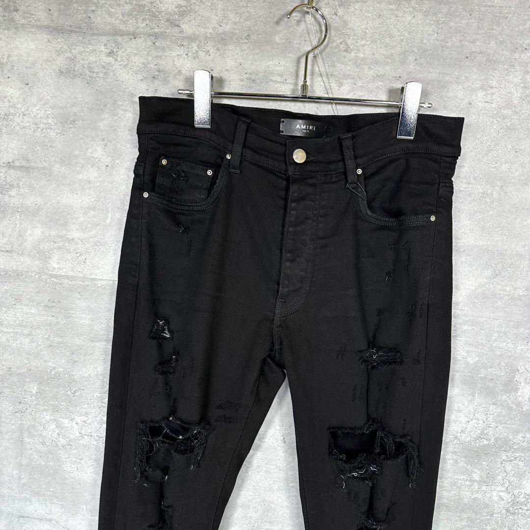 『AMIRI』アミリ (31) ダメージ加工 ストレッチパンツ