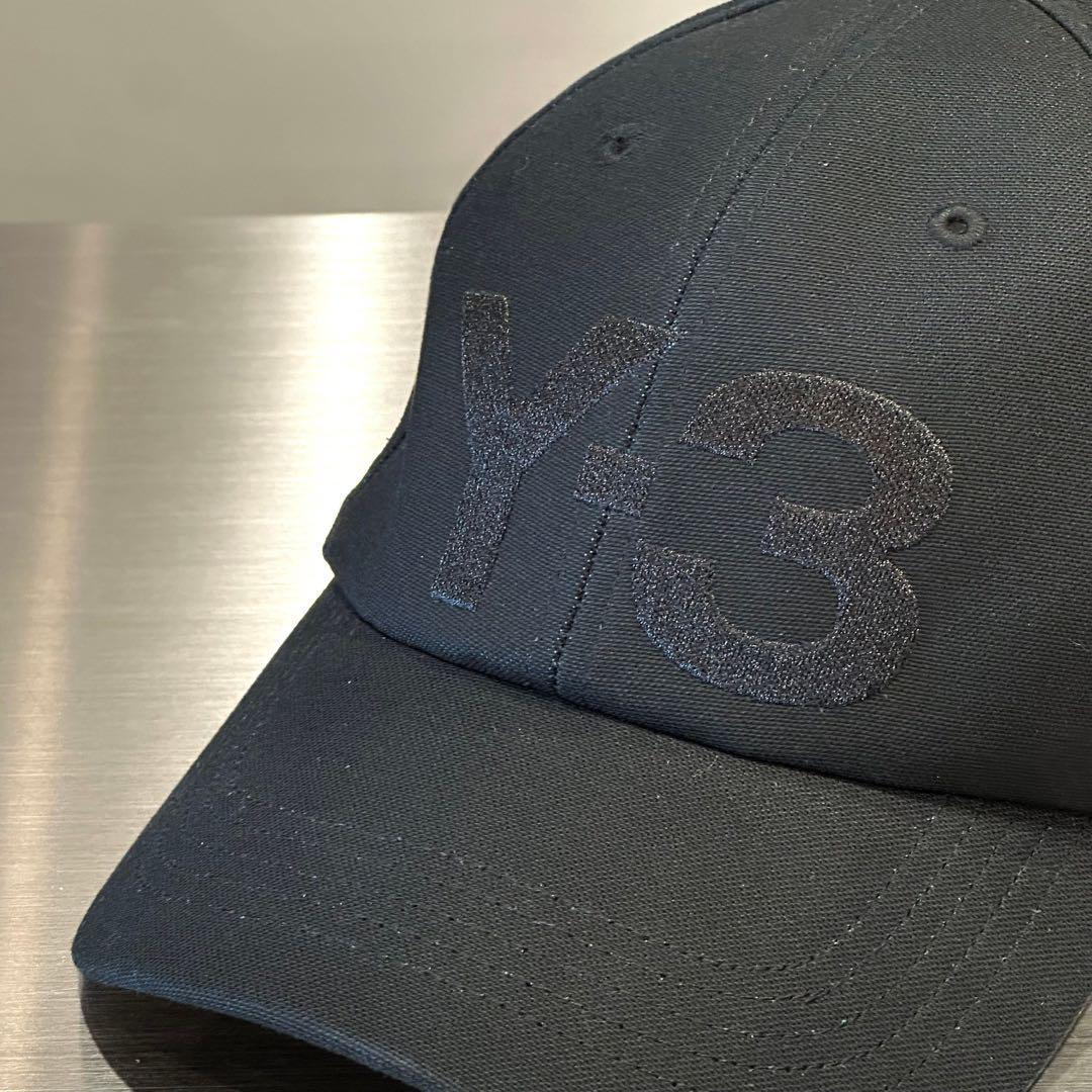 『Y-3』ワイスリー (Free) ロゴ ベースボールキャップ