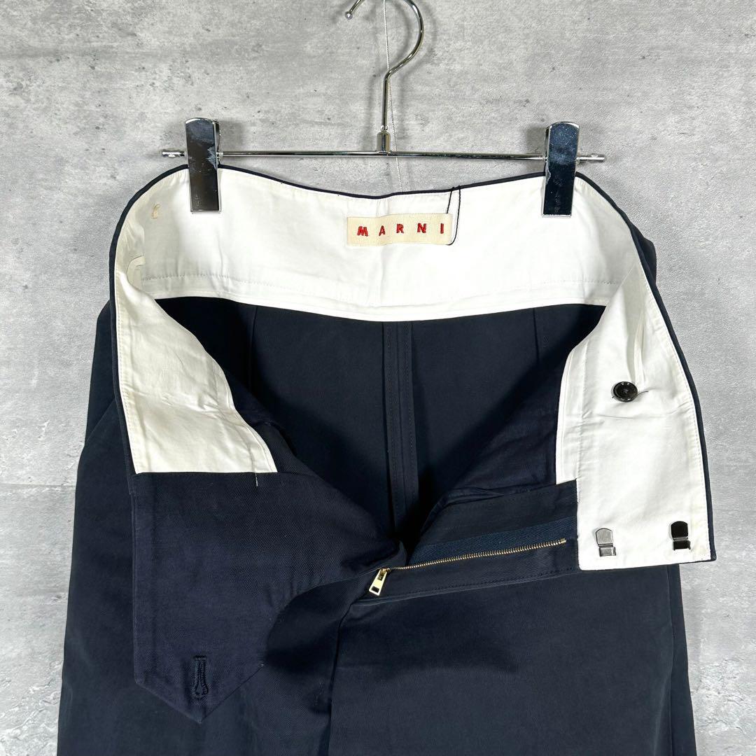 『MARNI』マルニ (40) ワイド デニムガウチョパンツ