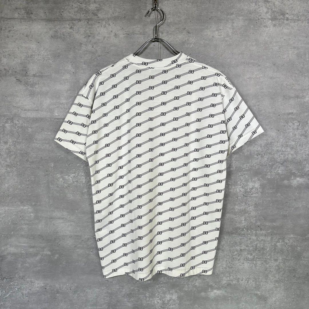 『BALENCIAGA』バレンシアガ (S) 総柄 Tシャツ