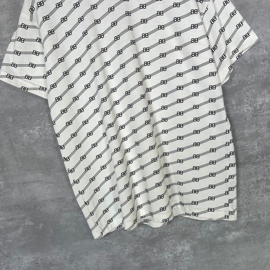 『BALENCIAGA』バレンシアガ (S) 総柄 Tシャツ