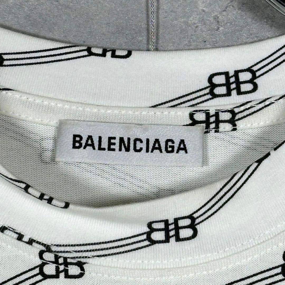 『BALENCIAGA』バレンシアガ (S) 総柄 Tシャツ